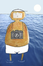 Cartoon: tourist (small) by o-sekoer tagged sea