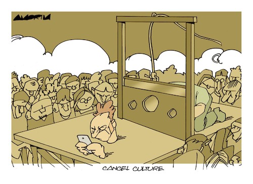 Cartoon: Cancel Culture (medium) by Amorim tagged cancel,culture,social,media