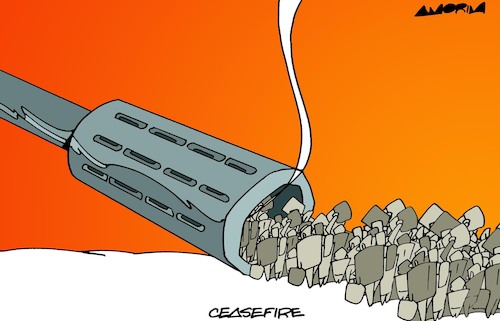 Cartoon: Humanitarian corridor (medium) by Amorim tagged ukraine,russia,war