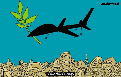 Cartoon: Peace plans (medium) by Amorim tagged ukraine,putin,trump,ukraine,putin,trump
