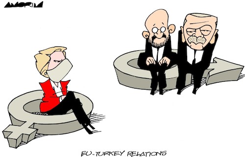 Cartoon: Sofas... (medium) by Amorim tagged eu,turkey,recep,erdogan