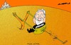 Cartoon: Assange (small) by Amorim tagged julian,assange,wikileaks,freedom,of,speech