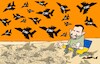 Cartoon: Birds (small) by Amorim tagged ukraine,zelenski,nato,f16
