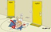Cartoon: Doors (small) by Amorim tagged trump,nato,iran