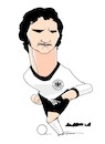 Cartoon: Gerd Müller (small) by Amorim tagged gerd,müller,football,1974,world,cup