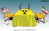 Cartoon: Nuclear deal (small) by Amorim tagged usa,iran,nuclear