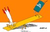 Cartoon: Seesaw (small) by Amorim tagged israel,iran,oilprices