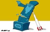 Cartoon: Supports (small) by Amorim tagged iran,israel,war