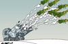 Cartoon: Trees (small) by Amorim tagged chyristmas,war,long,range,missile