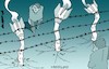 Cartoon: Wire fences (small) by Amorim tagged israel,palestine,missiles