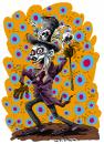 Cartoon: Baron Samedi (small) by Ian Baker tagged baron samedi voodoo occult horror death live and let die