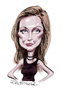 Cartoon: Catherine Schell (small) by Ian Baker tagged catherine schell caricature ian baker cartoon 60s 70s actor actress sci fi james bond beauty beautiful girl spave 1999