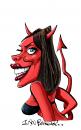 Cartoon: Devil Woman (small) by Ian Baker tagged devil,woman