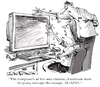 Cartoon: Facebook (small) by Ian Baker tagged facebook twitter social networking internet computer fix change alter ruin meddle hot sweat ill couple pc web menopause medical