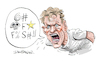 Cartoon: Gordon Ramsey (small) by Ian Baker tagged gordon,ramsey,ian,baker,caricature,cartoon,comic,illustration,chef,swear,cussing,angry,cook,yell,food