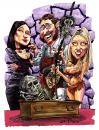 Cartoon: How to make a corpse DVD (small) by Ian Baker tagged horror scream queen corpse caricature