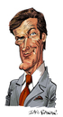 Cartoon: Roger Moore (small) by Ian Baker tagged 007,james,bond,roger,moore,caricature,spies,spy,film,movie,seventies