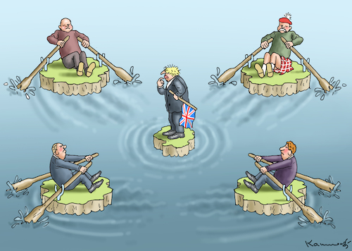 Cartoon: A VERY LITTLE BRITAIN (medium) by marian kamensky tagged very,little,britain,very,little,britain