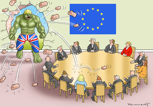 Cartoon: BORIS HULK KOMMT NACH BRÜSSEL (medium) by marian kamensky tagged brexit,theresa,may,england,eu,schottland,weicher,wahlen,boris,johnson,nigel,farage,ostern,seidenstrasse,xi,jinping,referendum,trump,monsanto,bayer,glyphosa,strafzölle,brexit,theresa,may,england,eu,schottland,weicher,wahlen,boris,johnson,nigel,farage,ostern,seidenstrasse,xi,jinping,referendum,trump,monsanto,bayer,glyphosa,strafzölle