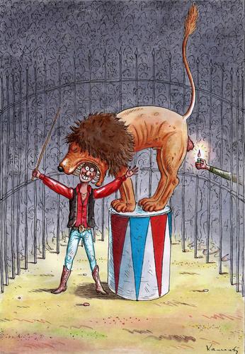 Cartoon: Circus (medium) by marian kamensky tagged humor