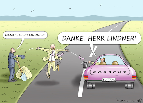 Cartoon: DANKE HERR LINDNER! (medium) by marian kamensky tagged atomboy,lindner,fdp,atomboy,lindner,fdp