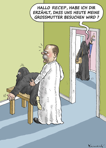 Cartoon: ERDOWAHNS BESUCH (medium) by marian kamensky tagged völkermord,erdogan,özdemir,bluttest,bluttest,özdemir,erdogan,völkermord