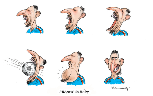 Cartoon: Franck Ribery (medium) by marian kamensky tagged franck,ribery,fussball,em,spanien,ribery,spanien,em 2012,euro 2012,fußball,fussball,em,2012,euro