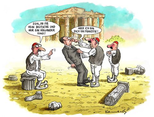 Cartoon: Gewalt in Griechenland (medium) by marian kamensky tagged griechische,krise,schuldenkrise,hallander,griechenland,schuldenkrise
