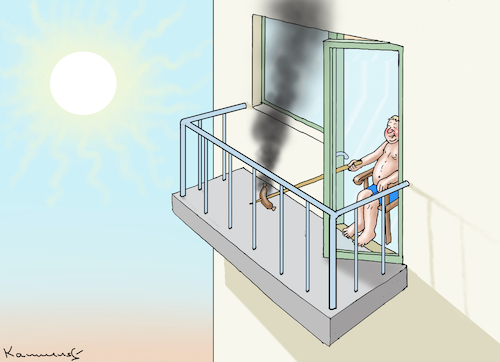 Cartoon: HITZEWELLE (medium) by marian kamensky tagged sonnenbrand,hitzewelle,gletscherschmelze,klimawandel,sonnenbrand,hitzewelle,gletscherschmelze,klimawandel