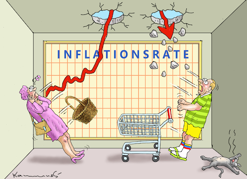 INFLATIONSRATE GESUNKEN