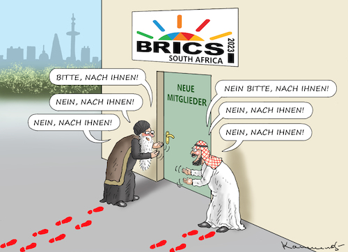 IRAN UND SAUDIS- NEUE BRICS-MITG