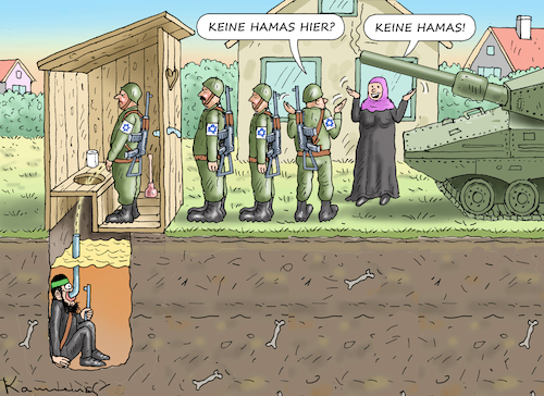 Cartoon: KEINE HAMAS IN SICHT (medium) by marian kamensky tagged hamas,greift,israel,an,hamas,greift,israel,an