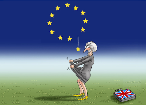 Cartoon: LADY THERESA BREXIT MAY (medium) by marian kamensky tagged brexit,theresa,may,england,eu,brexit,theresa,may,england,eu