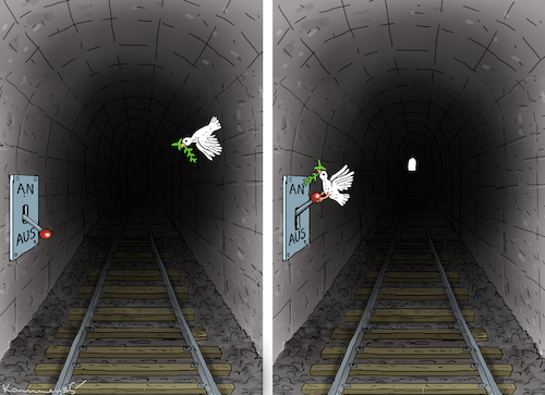 LICHT AM ENDE DES TUNNELS IN GAZ