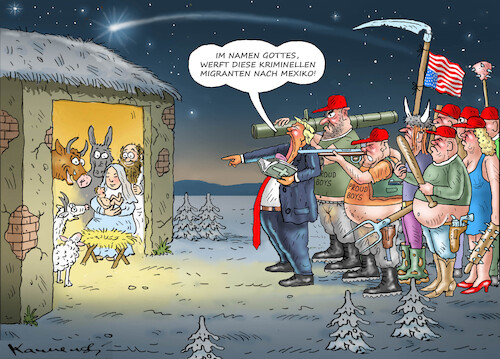 Cartoon: MAGA WEIHNACHTSIDYLLE (medium) by marian kamensky tagged trump,und,der,hurrikan,milton,us,wahlen,oberbefruchtungsvater,maga,weihnachtsidylle,trump,und,der,hurrikan,milton,us,wahlen,oberbefruchtungsvater,maga,weihnachtsidylle