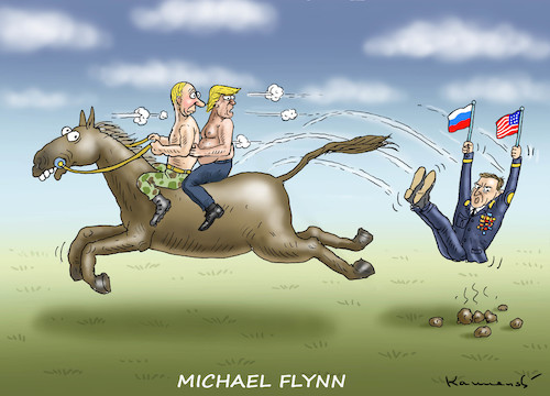 Cartoon: MICHAEL FLYNN (medium) by marian kamensky tagged obama,trump,präsidentenwahlen,usa,baba,vanga,republikaner,inauguration,demokraten,wikileaks,faschismus,obama,trump,präsidentenwahlen,usa,baba,vanga,republikaner,inauguration,demokraten,wikileaks,faschismus