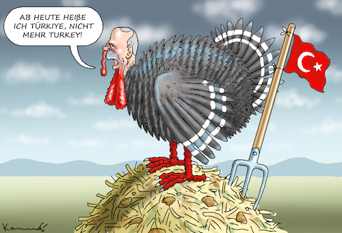 Cartoon: NAMENSÄNDERUNG (medium) by marian kamensky tagged türkey,namensänderung,türkey,namensänderung