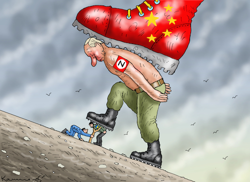 Cartoon: NATO HILFT UKRAINE (medium) by marian kamensky tagged nato,hilft,ukraine,nato,hilft,ukraine