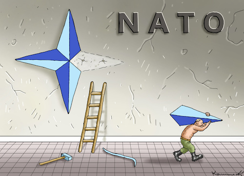 Cartoon: NATO OSTERWEITERUNG (medium) by marian kamensky tagged putins,bescherung,ukraine,provokation,nato,osterweiterung,putins,bescherung,ukraine,provokation,nato,osterweiterung