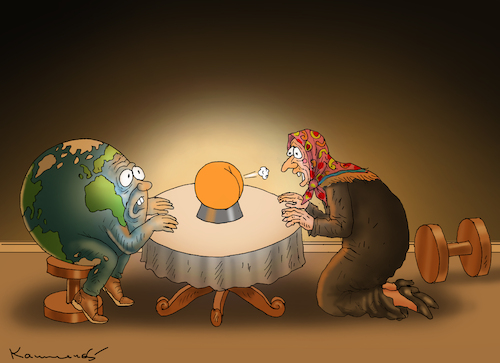 Cartoon: NO FUTURE IN ORANGE (medium) by marian kamensky tagged no,future,in,orange,maduro,trump,faschismus,no,future,in,orange,maduro,trump,faschismus