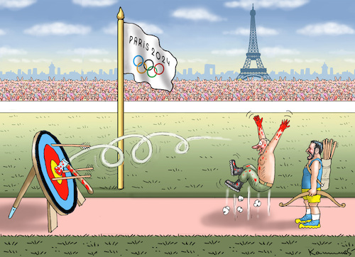 Cartoon: PUTIN WIRD DER OLYMPIA-SIEGER! (medium) by marian kamensky tagged putin,wird,der,olympia,sieger,putin,wird,der,olympia,sieger