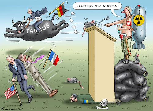 Cartoon: PUTINS REDE ZU NATIONEN (medium) by marian kamensky tagged putins,rede,zu,nationen,putins,rede,zu,nationen