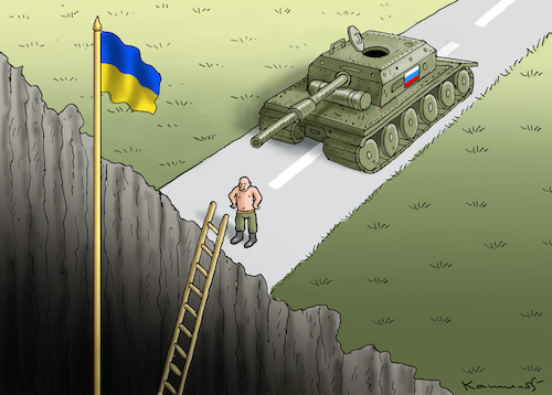 Cartoon: PUTINS UKRAINE-DILEMMA (medium) by marian kamensky tagged putins,bescherung,ukraine,provokation,swift,nato,osterweiterung,putins,bescherung,ukraine,provokation,swift,nato,osterweiterung