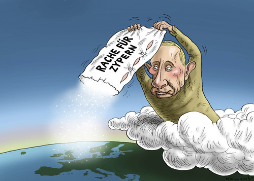 Cartoon: Putins Zypern Rache (medium) by marian kamensky tagged krise,zypern,schneechaos,russland,putin,rettungsschirm,eu,bankenkrise,rache,wetter,zypern,krise,bankenkrise,eu,rettungsschirm,putin,russland,schneechaos,wetter,rache