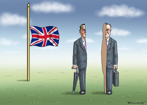 Cartoon: THANK YOU DAVID (medium) by marian kamensky tagged cameron,brexit,eu,joe,cox,ukip,nationalismus,cameron,brexit,eu,joe,cox,ukip,nationalismus