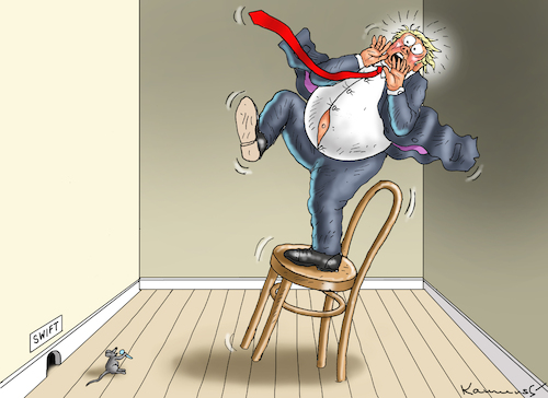 Cartoon: TRUMP IN PANIK (medium) by marian kamensky tagged tyler,swift,wahlen,super,bowl,tyler,swift,wahlen,super,bowl