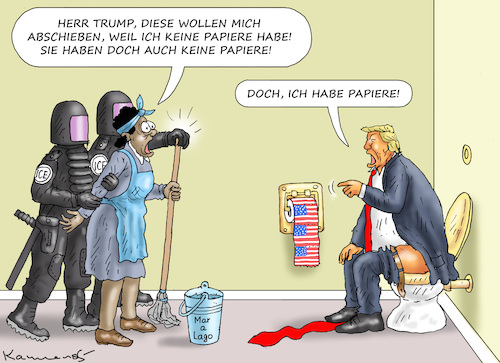 TRUMPS ABSCHIEBEWUT TRUMPS ABSCHIEBEWUT