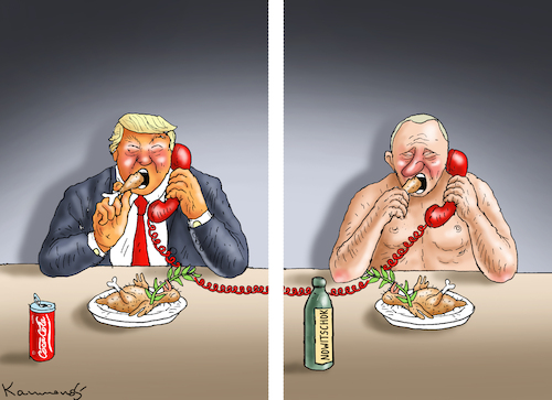 TRUMPUTIN AM TELEFON TRUMPUTIN AM TELEFON