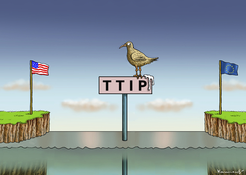 Cartoon: TTIP (medium) by marian kamensky tagged ttip,leak,greenpeace,freihandelsabkommen,ttip,leak,greenpeace,freihandelsabkommen
