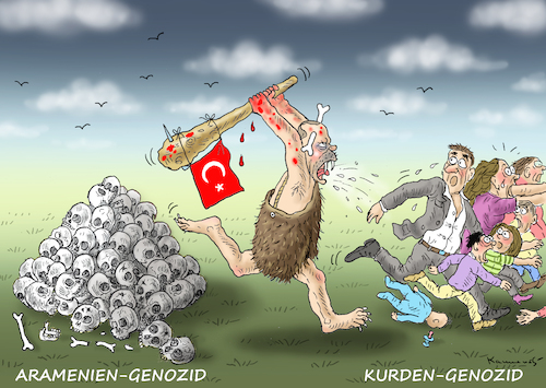 Cartoon: VÖLKERMÖRDER ERDOWAHN (medium) by marian kamensky tagged afrin,kurden,erdogan,syrien,aramenien,genozid,afrin,kurden,erdogan,syrien,aramenien,genozid
